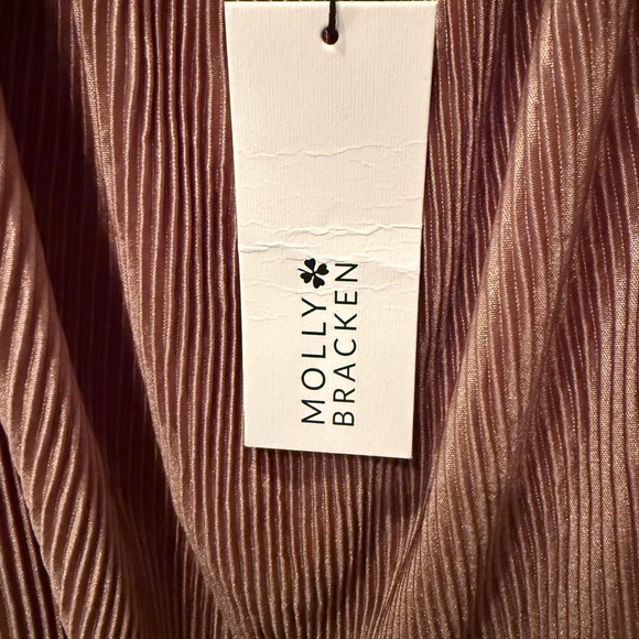 Molly Bracken Brown Pleated Camisole Women’s Size XS NWT - Picture 5 of 7